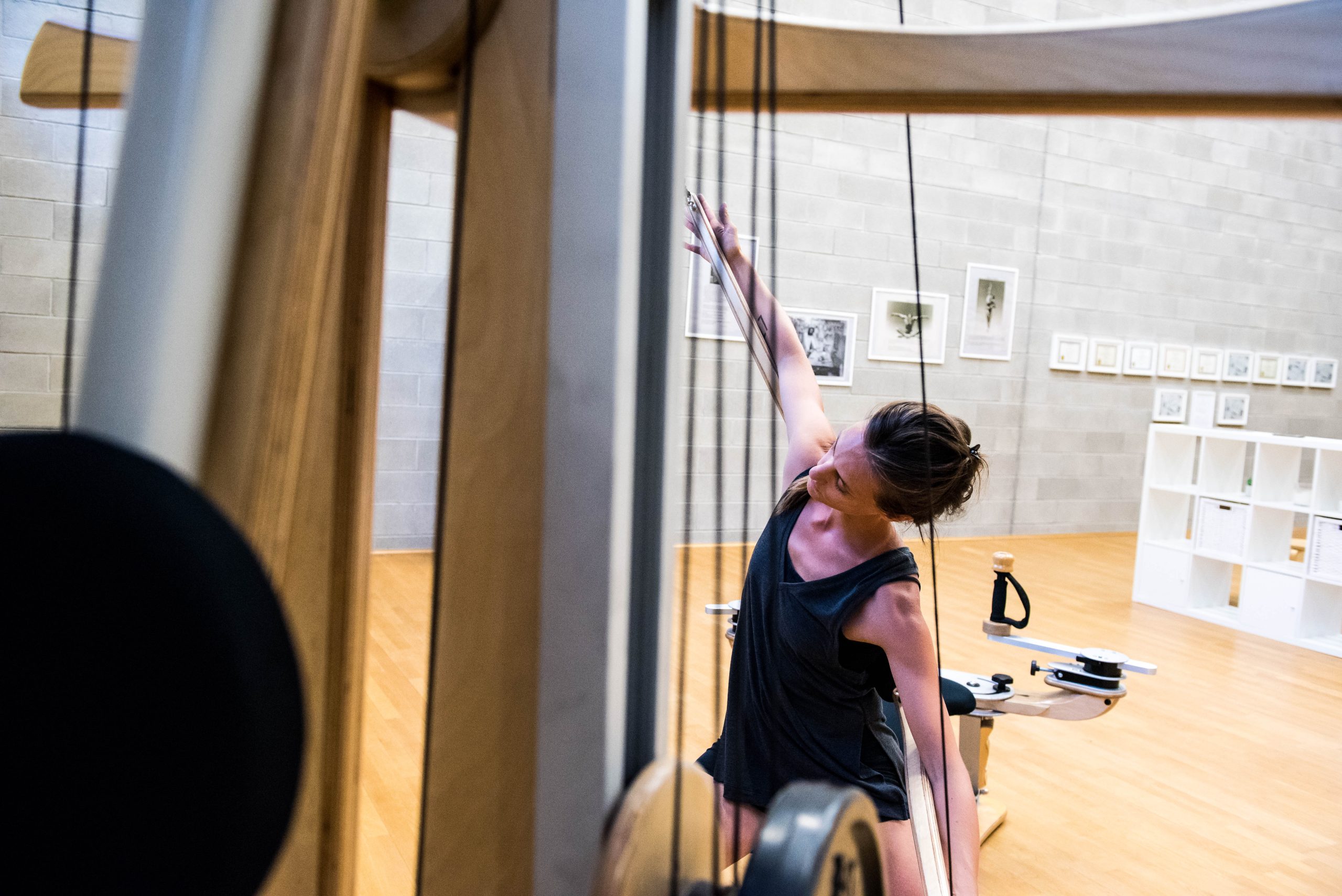 Allenamento GYROTONIC® Una persona che fa GYROTONIC®